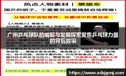 广州乒乓球队的崛起与发展探索聚焦乒乓球力量的背后故事