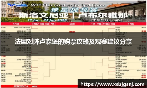 法国对阵卢森堡的购票攻略及观赛建议分享